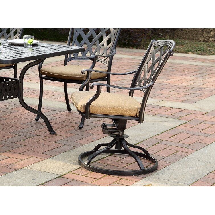 Powder coated best sale aluminum patio chairs